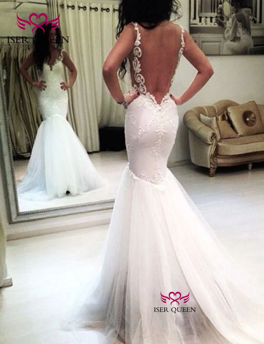 Backless Sexy Mermaid Wedding Dress ...