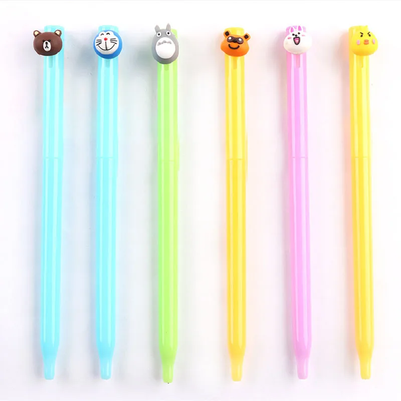 

36 pcs/lot Cute Totoro Mechanical pencil 0.5mm Bear Rabbit automatic pencils Kids gift Kawaii stationery office school supply