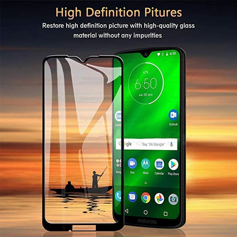 9D стекло для motorola moto g7 plus закаленное стекло для moto one power p30 note g6 play e5 e4 plus защитная пленка полное покрытие клеем