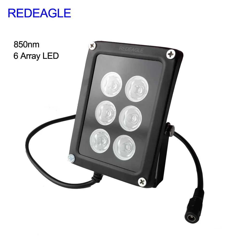 Cctv Fill Light 6 Array Led 850nm Infrared Night Vision Light For Cctv