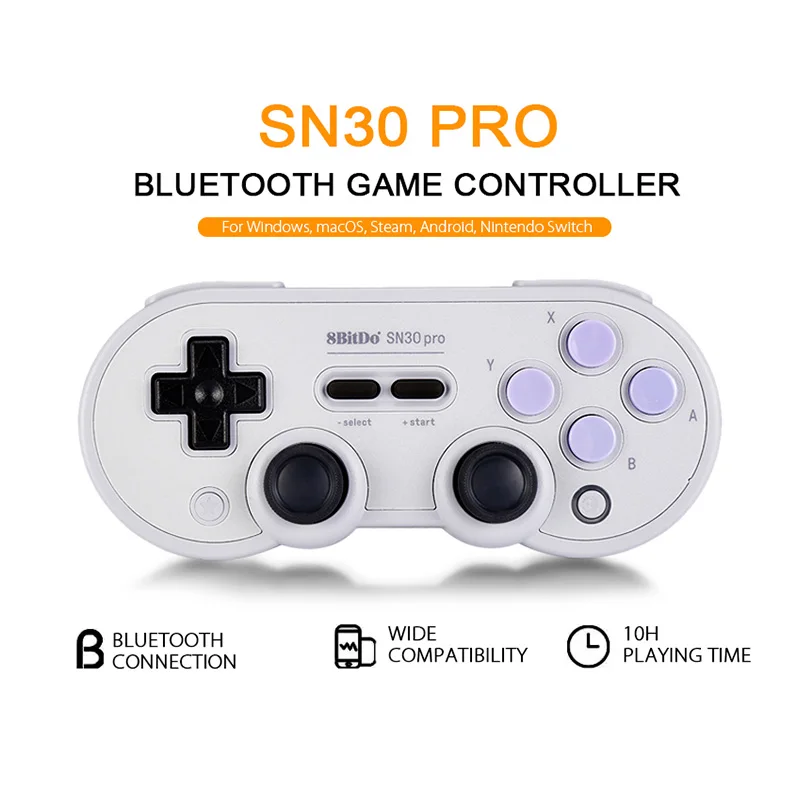 

NEW 8Bitdo SN30 Pro Wireless Bluetooth Gamepad Game Controller SN Edition For Nintendo Switch Support Windows MAC Steam Android