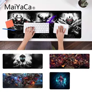 

MaiYaCa Top Quality league of legend Anti-Slip Durable Silicone Computermats Laptop Gaming Lockedge Mice Mousepad