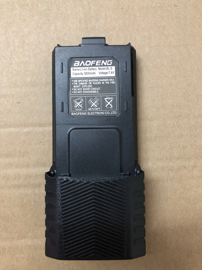 Baofeng UV5R для переносного приемо-передатчика аккумулятора Baofeng UV-5R Расширенный большой емкости литиевых батарей 3800MABL-5L батарея