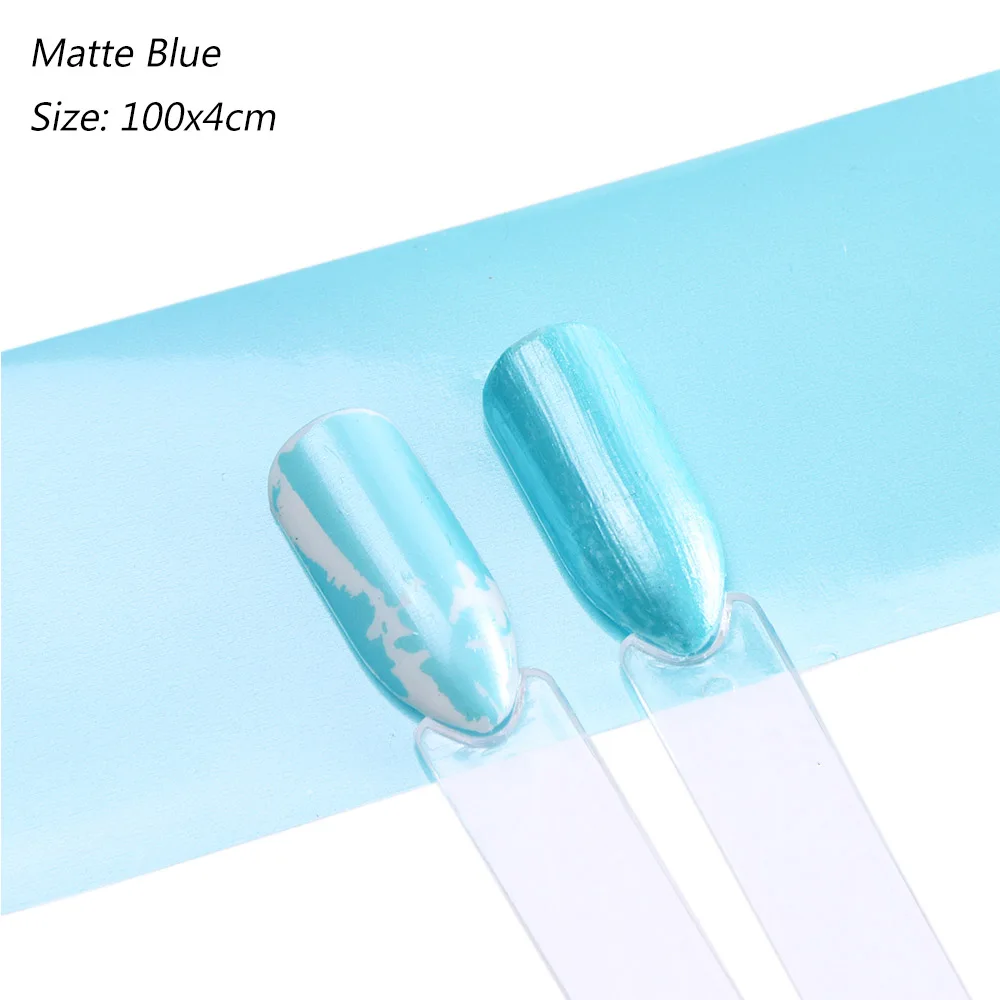 Matte blue