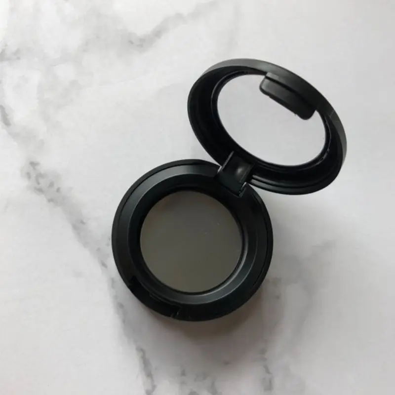 

Round Shape Empty Eyeshadow Flip Case Pressed Powder Pigment Blusher Packaging Box Cosmetic pill Container With Clear Lid