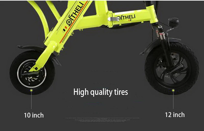 Discount Venividivici Super light Mini-electric bike with Basket folding female small electric car lithium battery adult scooter 10