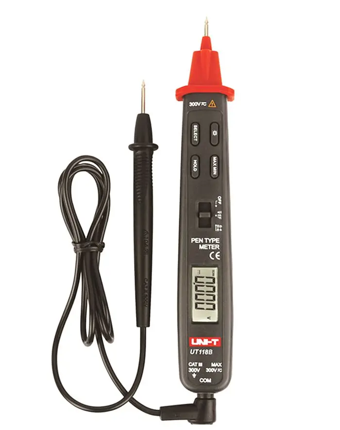 UNIT UT118B pen multimeter, 2999 display multimeter, mini delicate