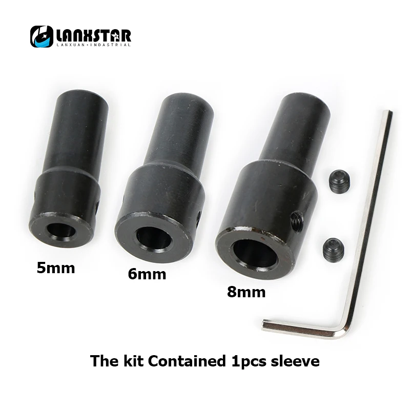 

For PCB CNC Lathe Hand Drill B12 Chuck Connect Sleeve Capacity 1.5~10mm Miniature Drill Chucks Brass or Steel Sleeves