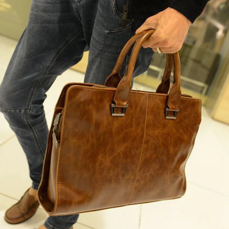 leather work bag laptop