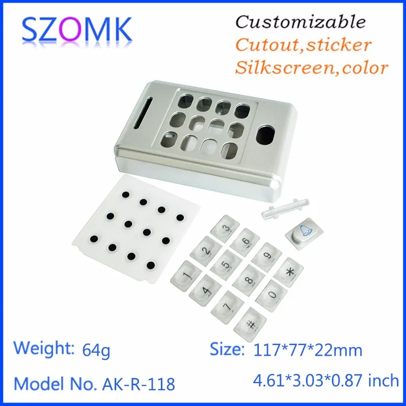 szomk plastic enclosure for electronics plastic case plastic box for electronics project RFID sensor junction box plastic housing access housing door entrance system IC card control box sensor  (8)
