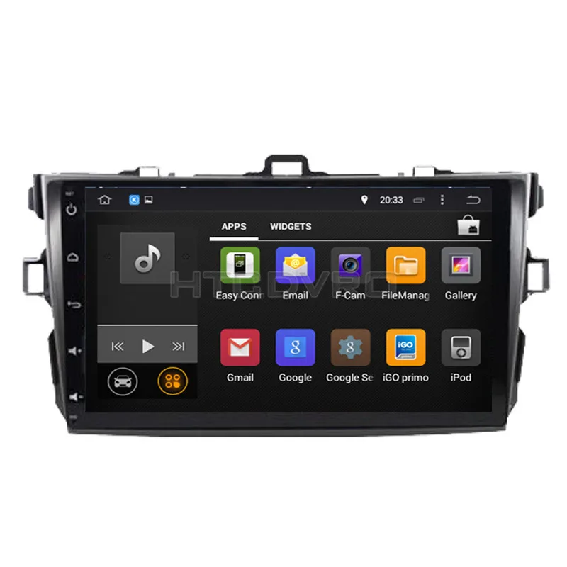 Clearance YMODVHT 9inch Octa Core 4GB+32GB Android 9.0 Car DVD Player for Toyota Corolla 2007-2010 2011 2012 Radio Stereo GPS Navigation 2