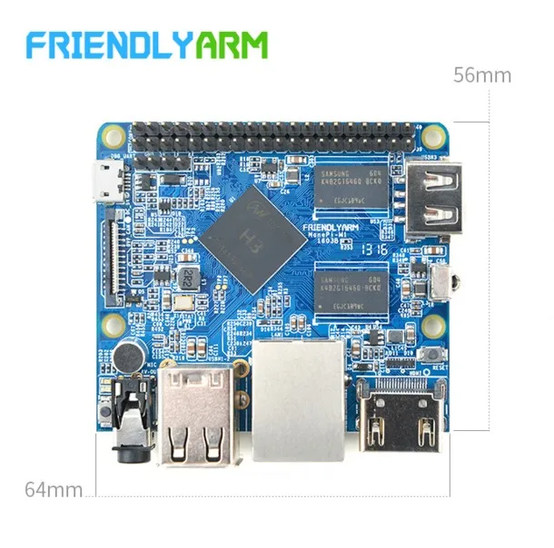 

Friendly Open Source, NanoPi M1 Cortex-A7 H3 Development Board, with Infrared Network Port Audio