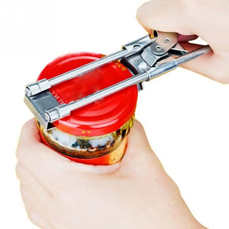 Adjustable Manual Stainless Steel Jar Lid Opener And Gripper Can Opener