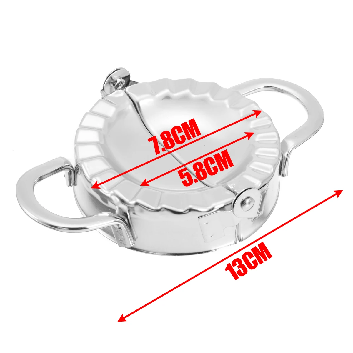 1pcs Stainless Steel Dumpling Maker Wraper Dough Cutter Pie Ravioli Dumpling Mould Kitchen Pastry Tools Accessories
