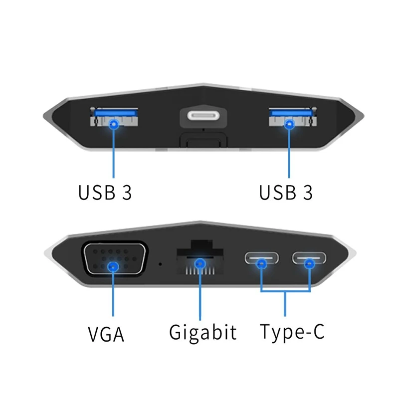 ITSYH USB HUB C к HDMI PD Thunderbolt 3 адаптер Тип 0 хаб для Apple Macbook pro 2017 dell XPS 13 Chromebook|Адаптеры Type-C|