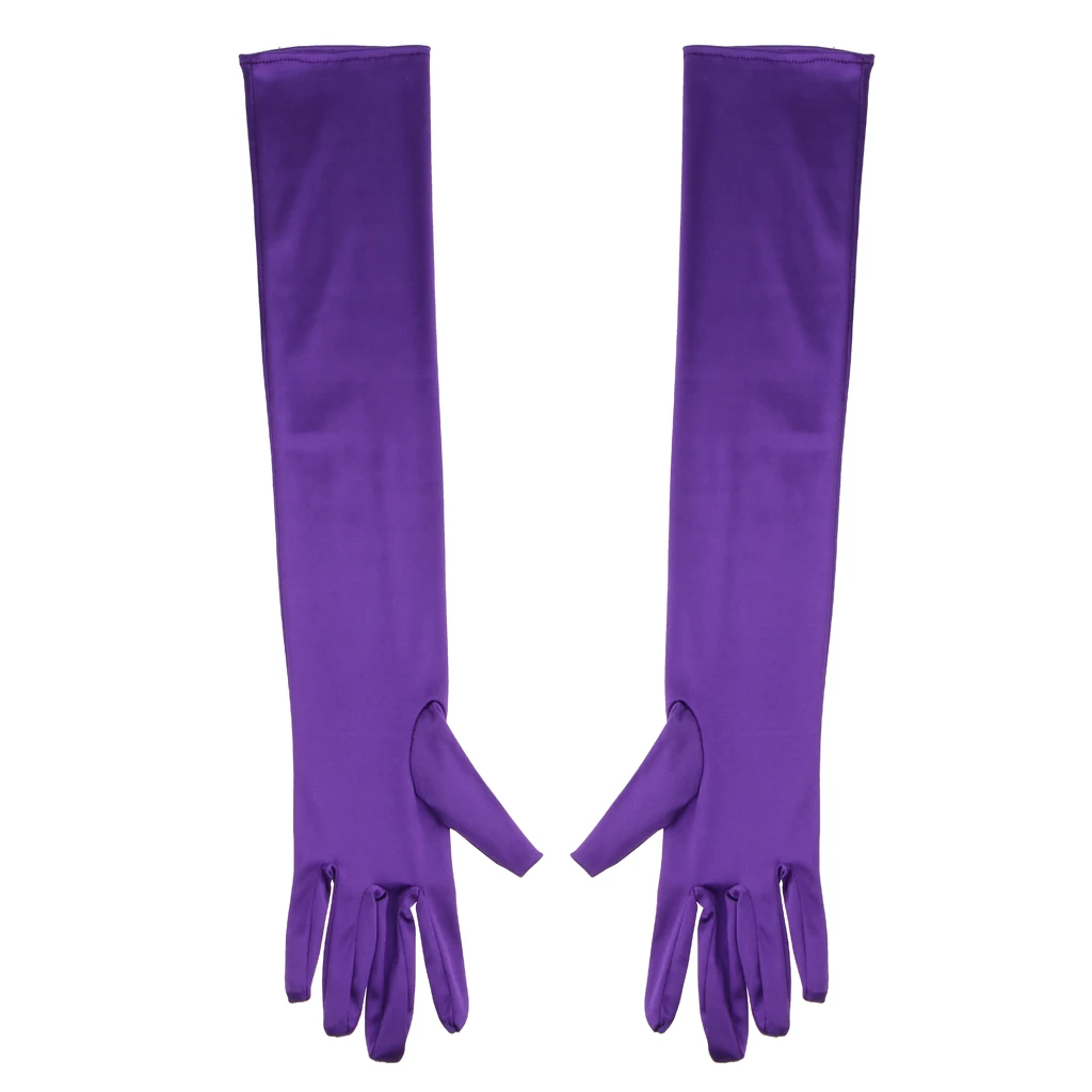 Fashion Stretch Long Finger Gloves Wedding Bridal Opera Party Prom Fancy Corset Evening Dress stretchy comfortable Gloves