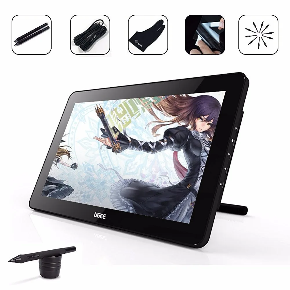 UGEE HK1560 15 6 Inch Graphic font b Drawing b font Monitor Digital font b Drawing