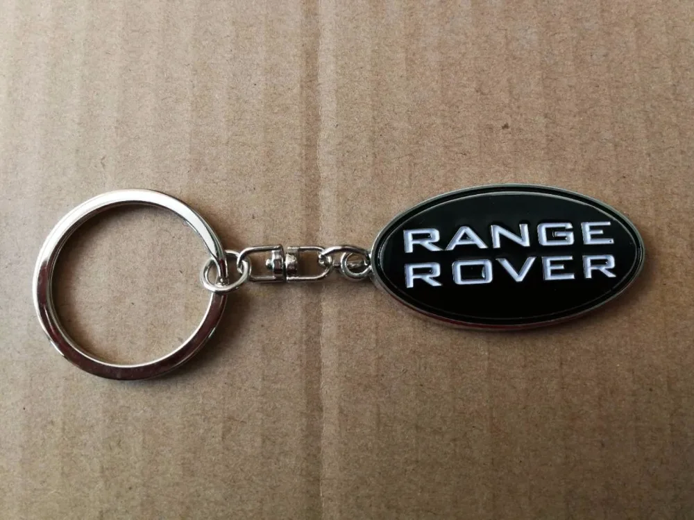 

1X New Metal RANGE ROVER Car Logo Keychain Keyring Key Chain Auto Key Ring Holder For LAND ROVER Styling Accessorie