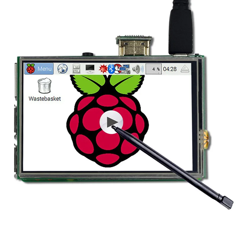 

3.5 Inch TFT LCD Display with Touch Screen Touch Pen for Raspberry Pi 3 Model B+ 3 Mode B,Pi 2 Model B, Pi B+ LCD Screen