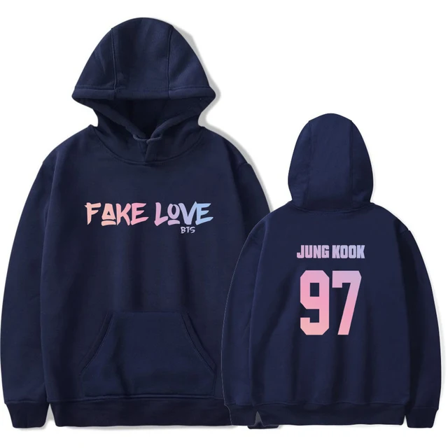 Aliexpress.com : Buy BTS Fake Love Hoodies Kpop Harajuku Sweatshirt ...