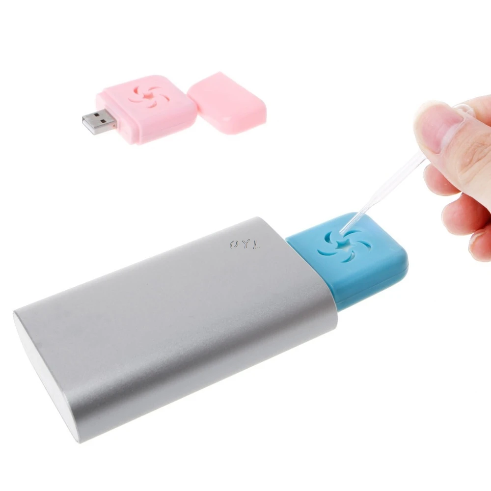 

USB Car Aromatherapy Diffuser Aroma Humidifier Essential Oil Home Fresh Portable
