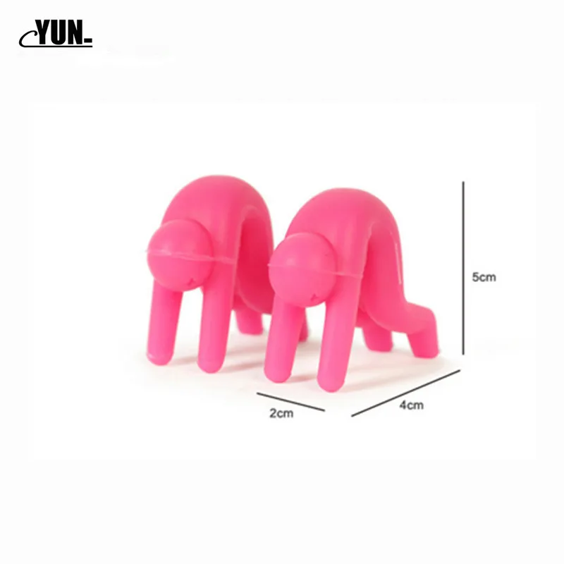 2PC Silicone Universial Anti-over flow Phone Bracket Raise Lid Prevents Soup Pot Overflow Tools Pot Rack Kitchen GadgetTools 8D (2)