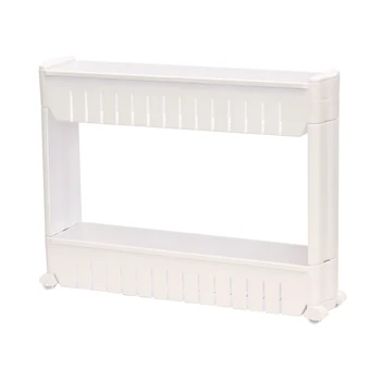 

Kitchen Storage Rack Fridge Freezer Space Saver Organizer Holder Shelf Refrigerator Shelf Condiment Bottles Holder Organizer