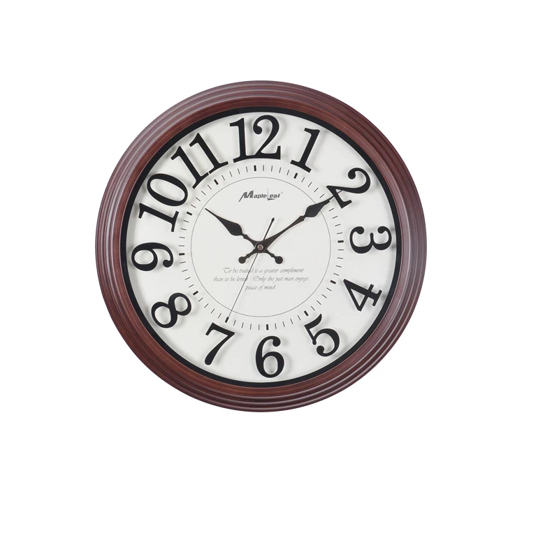 European vintage living room wall clock 16 inches mute creative home decoration large garden