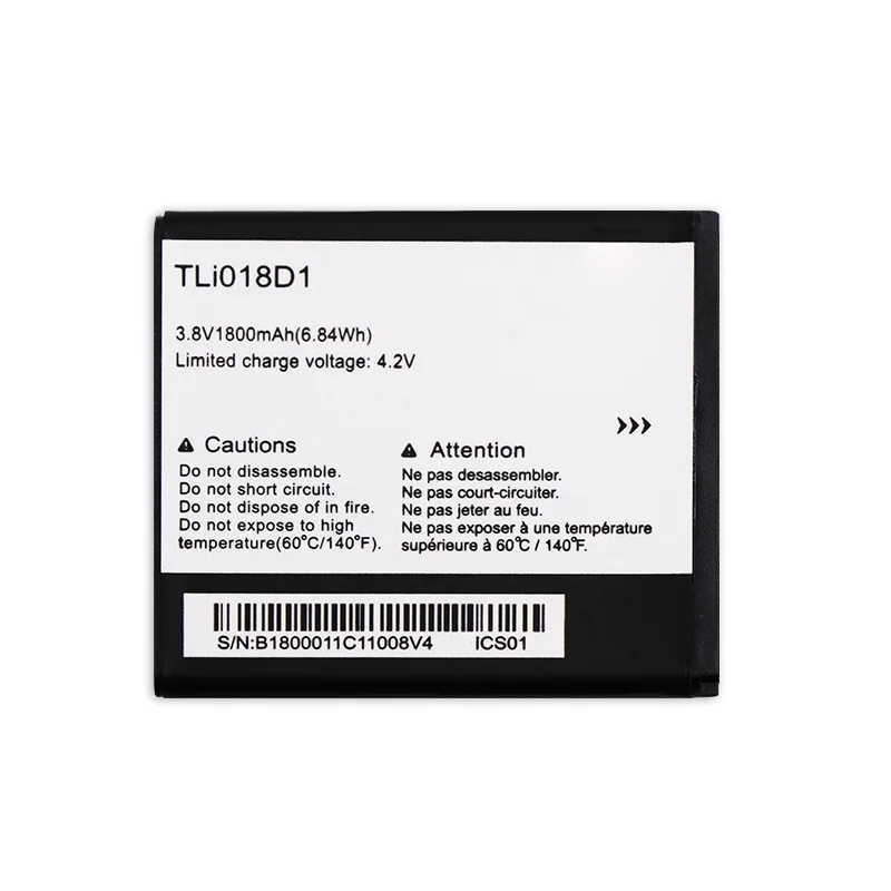 1800 мА/ч, TLi018D1 Батарея для Alcatel one touch OT-5038 OT-5051D OT-5051X Pixi 35 5038D POPD5 поп D5 35