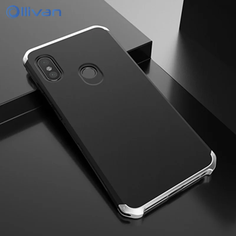

For Xiaomi Redmi Note 6 Pro Case Cover Luxury 360 Metal Armor Slim Case For XiaoMi Redmi Note 6 Pro ShockProof Cases Coque Funda