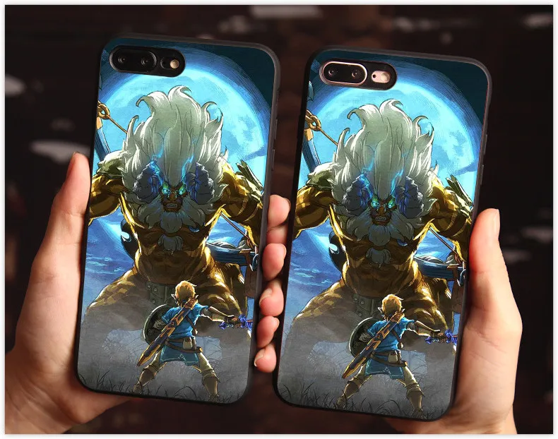 Мягкий силиконовый чехол Legend of Zelda для iPhone 6 6S Plus 7Plus XR XS XSMAX черный чехол|Бамперы| |