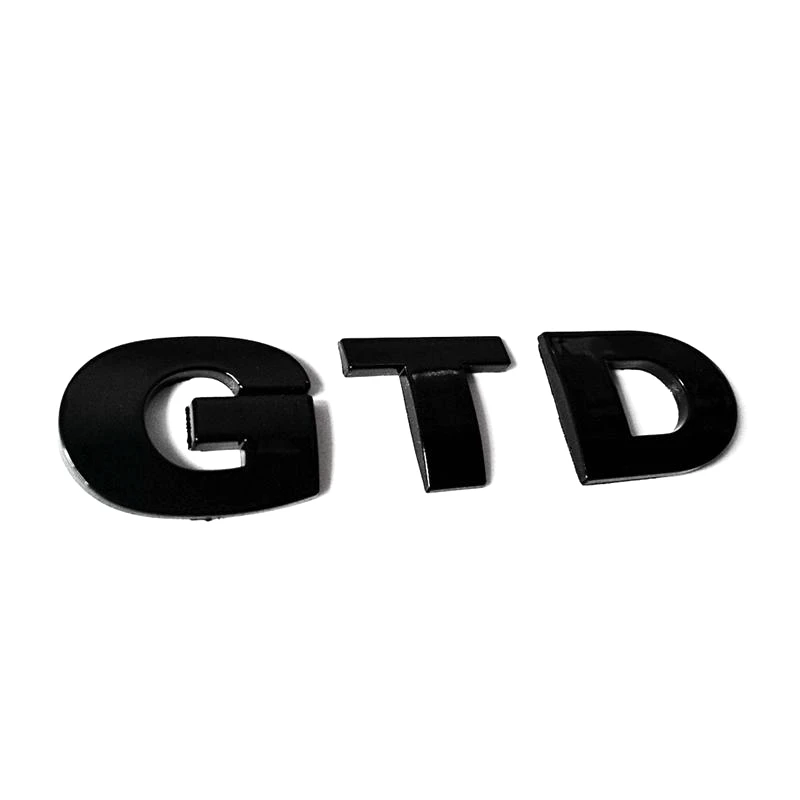 1 шт./лот,, 3D пластиковая GTD Автомобильная эмблема, значок, логотип, наклейка