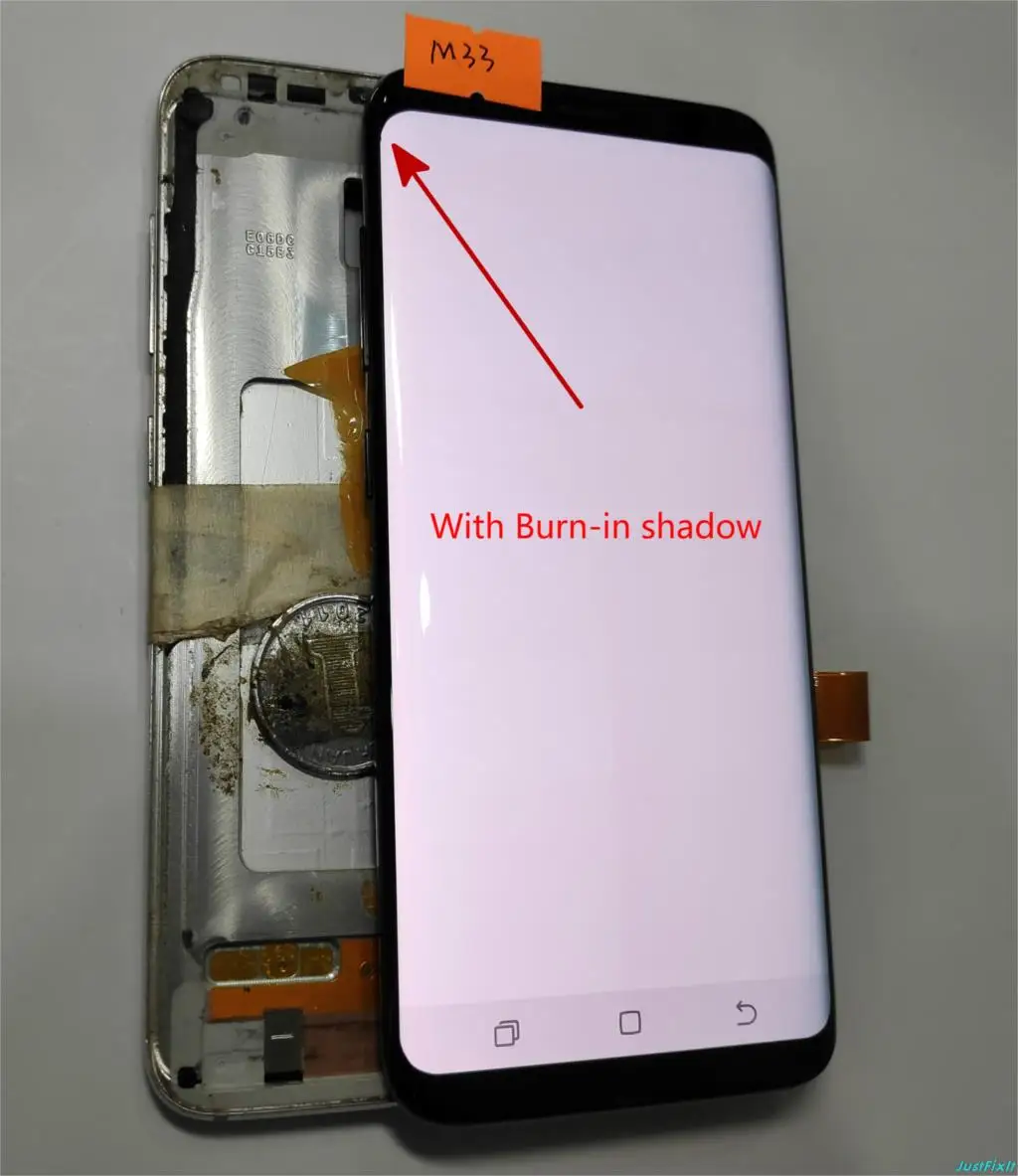 

NO.M33 For Samsung Galaxy S8 G950 G950FD G950F Defect Lcd Display Touch Screen Digitizer Super AMOLED Screen with FRAME