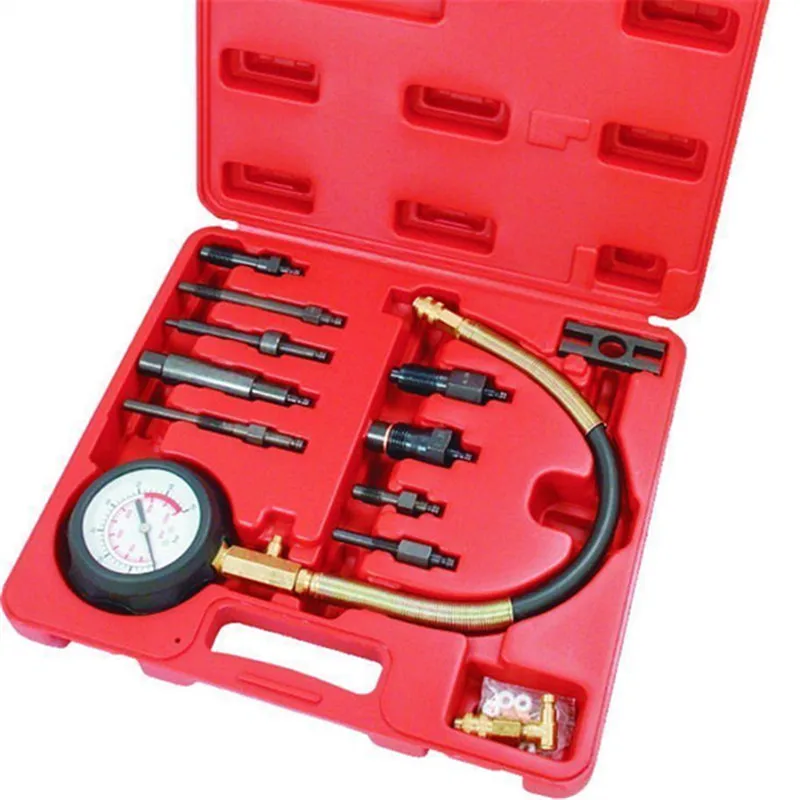 DIRECT & INDIRECT DIESEL ENGINE COMPRESSION INJECTION TESTER 12pc TEST