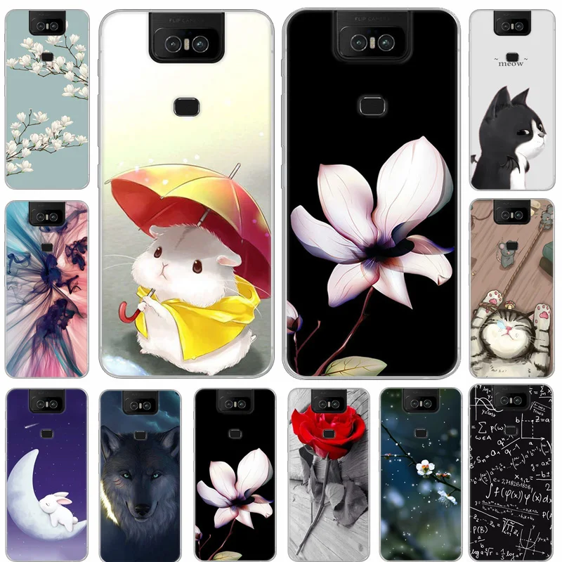 

For Asus Zenfone 6 2019 Case Soft Silicone TPU Cover Phone Case Clear Bumper Fundas For Asus Zenfone 6 ZS630KL 6Z ASUS_I01WD