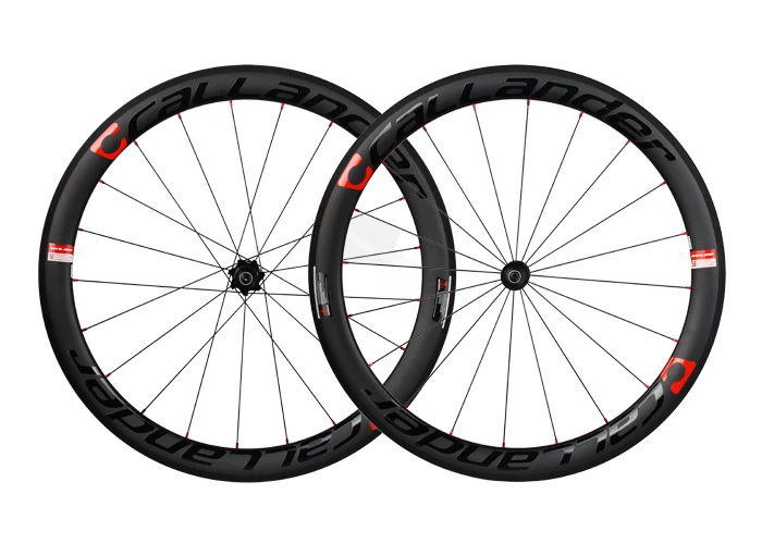 Callander High Quality 50mm Clincher Carbon Wheelset 700c Road Bicycle