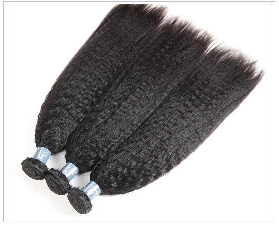 Amanda virgin hair weave yaki12