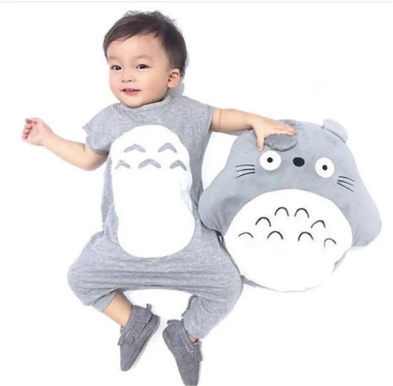 Комплект из 2 предметов Детский комбинезон с коротким рукавом + шапочка Totoro