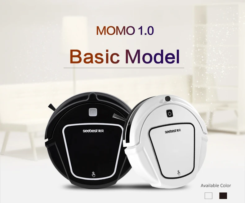 Seebest D720 MOMO 1,0 робот-пылесос для сухой уборки с 2 боковыми щетками, робот для уборки по расписанию для жесткого пола