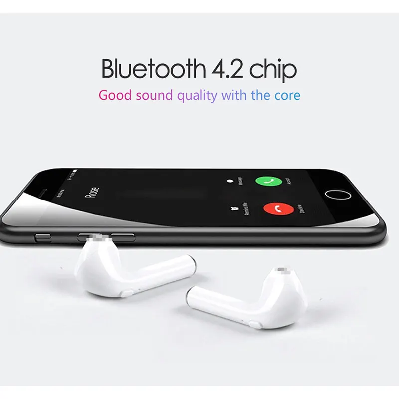 2019 I7 TWS мини Bluetooth наушники Беспроводные двойные Twins Стерео Музыкальная гарнитура