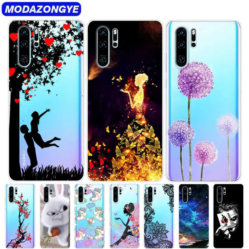 

Case Huawei P30 Pro Phone Case Silicone Soft TPU Cartoon Back Cover Case Huawei P30 Pro VOG-L29 ELE-L29 P 30 Lite P30Pro Case