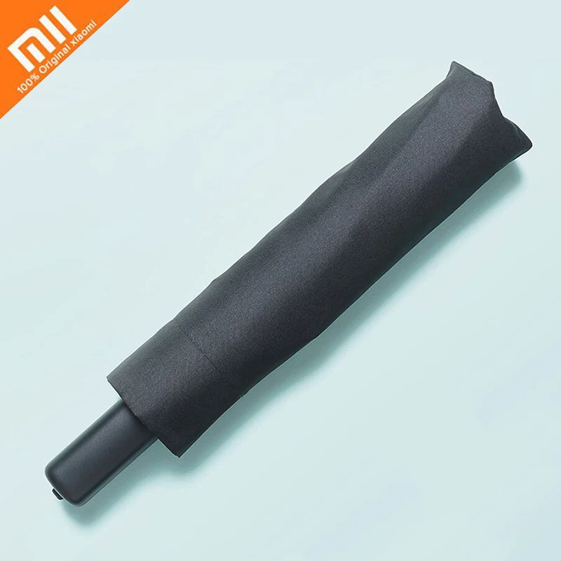 

Xiaoimi Folding Umbrella Rain 115cm Big Windproof Umbrellas Lightweight Portable Travel Automatic Black UPF40+ Anti-UV Parasol