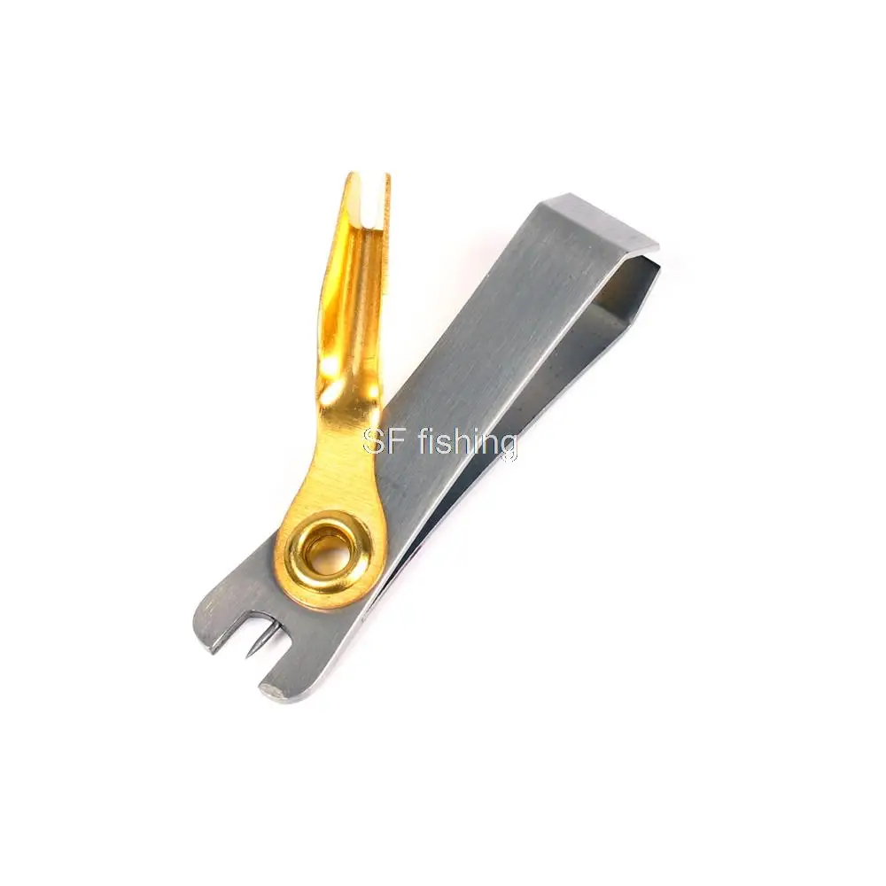 SF Fishing Line Nipper Cutter Nail Knot Tying Tool Eye Cleaner Fast Tie