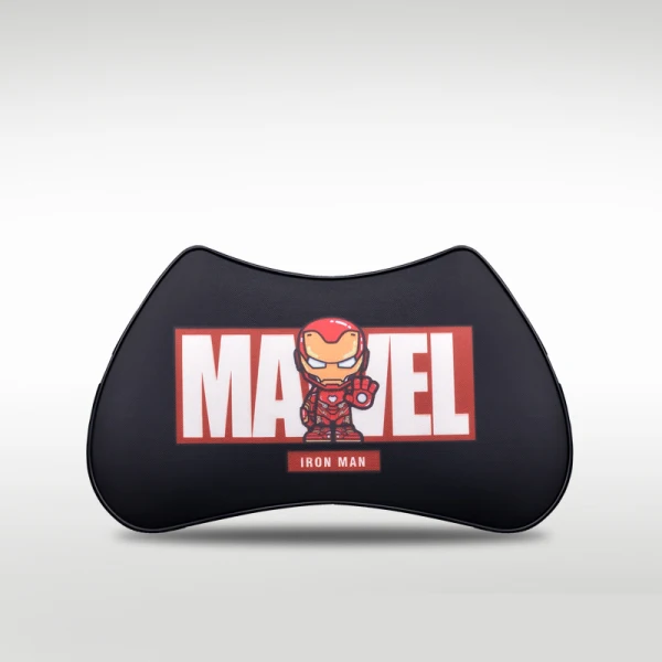 new marvel headrest car neck pillow avengers iron man captain america spider man thanos pillow for cars seat auto accessories - Цвет: 1pcs Lumbar Iron man