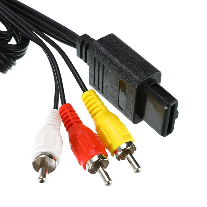

1.8M TV S-Video AV Cable To RCA Cables Cord For Nintendo N64 SNES GameCube Game Console Video Audio Cables Adapter Cord