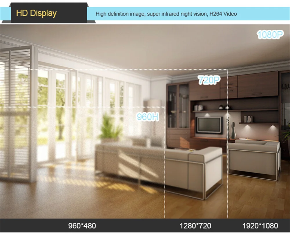 Wistino 1080P CCTV Security System Kit 2pcs IP Camera Dome 8CH NVR Recorder H.265 Surveillance Monitor Kits IR Night Vision 1MP (19)
