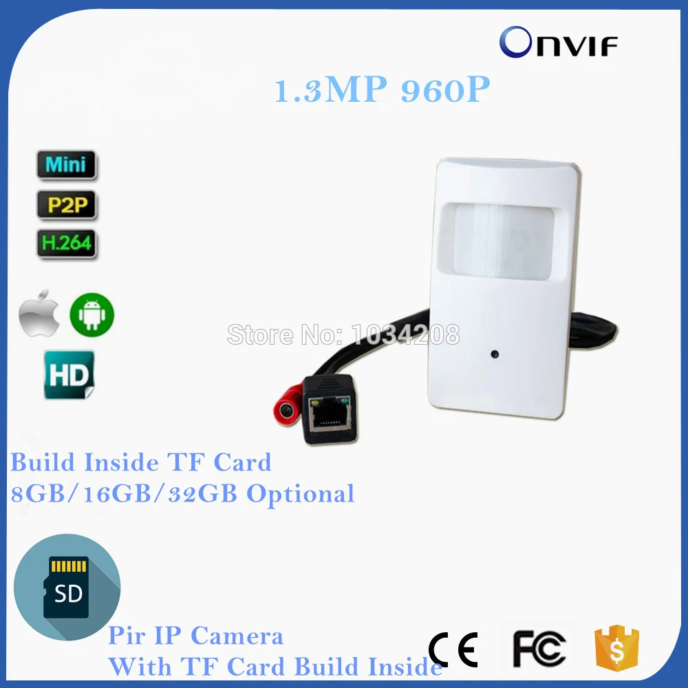 HD 960P 1 3MP 3 7mm Lens Security Indoor Mini PIR Shell Surveillance font b Camera