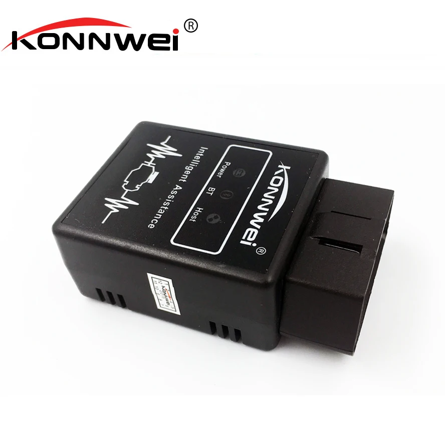 Автомобильный диагностический сканер KONNWEI KW912 OBDII Bluetooth 3 0 OBD2 OBD V1.5 II адаптер
