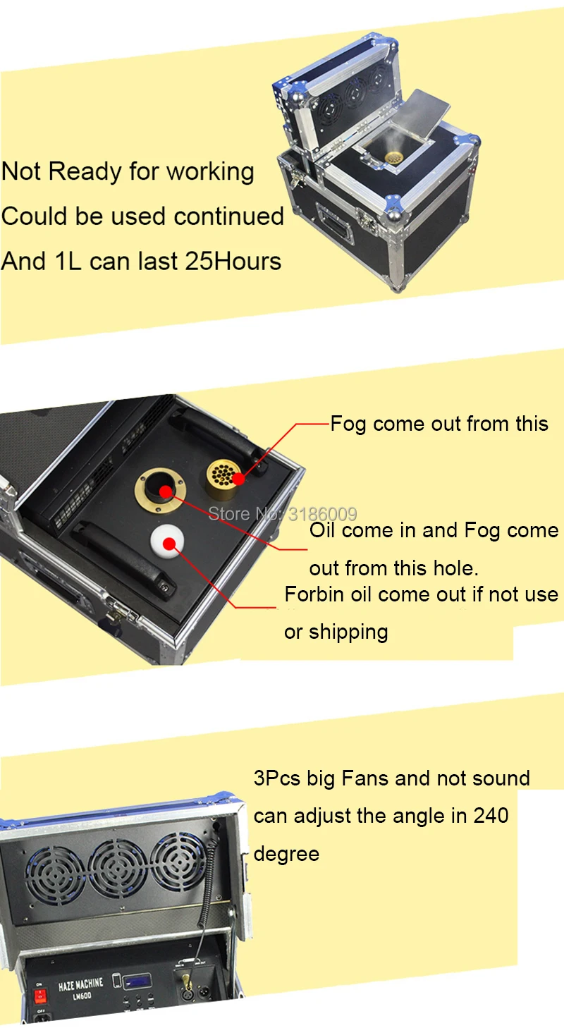 Хорошее качество 600 Вт Haze машина dmx control Fog Hazer Дымовая машина с футляром для эффекта сцены, как сказочная страна чудес