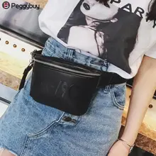 Поясная сумка женская сумка из искусственной кожи Модная поясная сумка женская сумка для телефона повседневная черная нагрудная сумка для девочек сумки на плечо